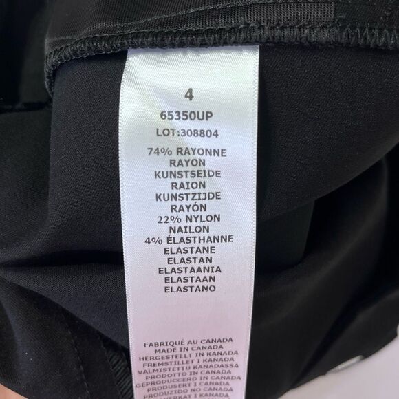 NEW UP! Bermuda 22” Shorts Slimming Black Size 4 - Picture 8 of 11